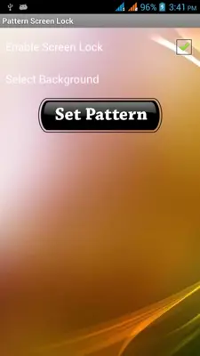 Pattern Screen Lock android App screenshot 0